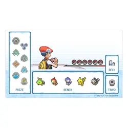 Pokemon Board Game Mat Pixelated #8 Playmat Games Mousepad Play Mat of TCG CCG - Image 1