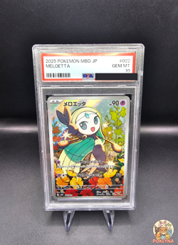 Carte Pokemon Japonaise – Meloetta Full Art 022/021 mBD Mega Starter Set PSA 10 - Image 1