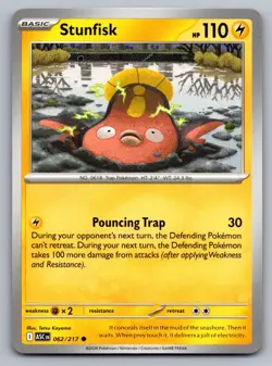 STUNFISK 062/217 COMMON ME: ASCENDED HEROES POKEMON NM - Image 1