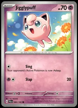 Jigglypuff 083/193 Paldea Evolved Common NM Pokemon 2023 - Image 1
