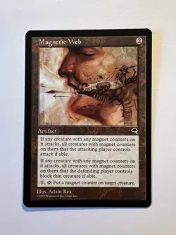 Magnetic Web - MTG Tempest - NM - Image 1