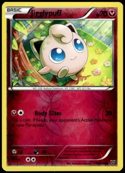 Jigglypuff 88/146 XY Reverse Holo Common LP Pokemon 2014 - Image 1