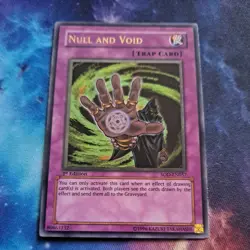 Yu-Gi-Oh Null and Void SOD-EN057 1st Edition Ultimate Rare Excellent NM/VLP - Image 1