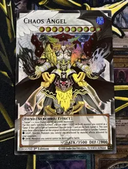 BLGG-EN143 Chaos Angel Extended Art Ultra Rare 1st Ed YuGiOh - Image 1