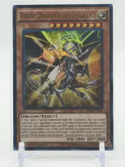Yu-Gi-Oh! Divine Dragon Lord Felgrand 1st Edition SR02-EN001 NM/VLP - Image 1