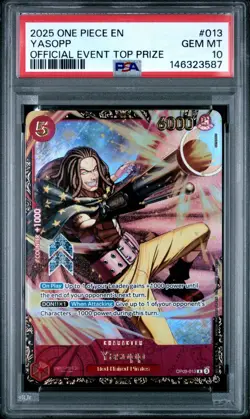 Yasopp OP09-013 PSA 10 Championship 25-26 Regionals Season 2 One Piece - Image 1