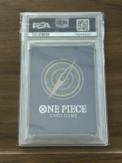 One Piece Portgas D. Ace Wanted Poster Alt Art OP13-119 EN PSA 10 - Image 2