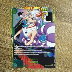 One Piece Yamato OP01-121 SEC Premium Booster The Best Romance Dawn Reprint Eng - Image 1