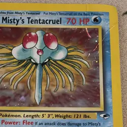 Misty's Tentacruel 10/132 Gym Heroes (2000) Vintage WOTC Pokemon Card DMG - Image 3