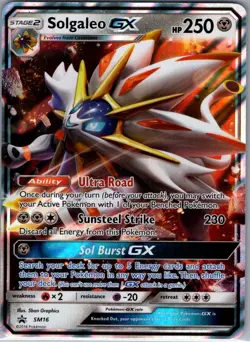 Solgaleo GX SM16 SM Promos - Pokemon Card - NM - Image 1