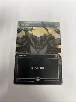 Sol Ring Borderless Foil Promo Card #0427 MTG LP - Image 1