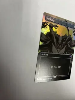 Sol Ring Borderless Foil Promo Card #0427 MTG LP - Image 5