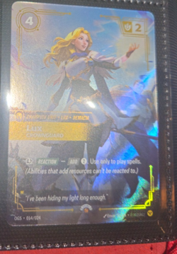 Riftbound: Lux - Crownguard - Riftbound Organized Play Promotional Cards (OPP) - Image 1