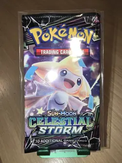 Pokemon TCG Celestial Storm Booster Pack Jirachi Art 10 Cards - Image 1