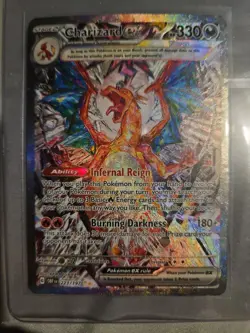 Pokemon TCG Charizard EX Holo Card 223/197 Obsidian Flames Sir - Image 1