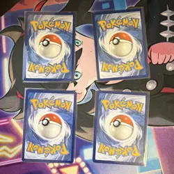 Pokemon TCG Fusion Strike 4-Card Lot Poochyena Swablu Ditto Deoxys Holo (2021) - Image 2
