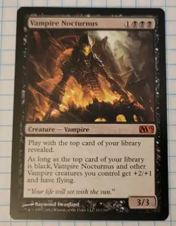 Vampire Nocturnus - 113 Magic 2013 (M13) Magic: The Gathering Creature - Image 1