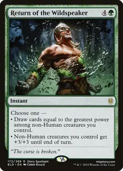Return of the Wildspeaker Throne of Eldraine LP MTG - Image 1