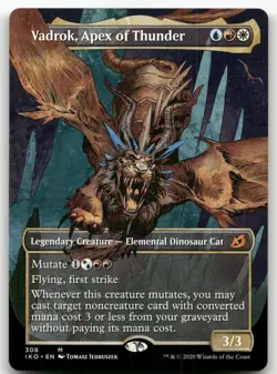 Vadrok, Apex of Thunder (Showcase) #308 (NM) Ikoria IKO Magic MTG - Image 1