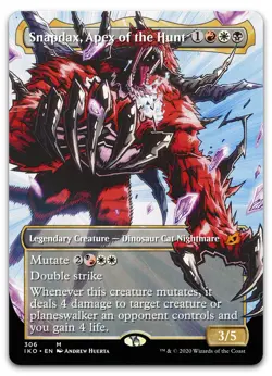 Snapdax, Apex of the Hunt (Showcase) #306 (NM) Ikoria IKO Magic MTG - Image 1