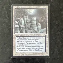 MTG-Magic The Gathering-City Of Shadows- The Dark LP Vintage 1994 - Image 1
