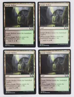4x Jungle Hollow MTG Core Set 2020 (M20) LP Magic The Gathering - Image 1