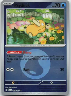 Psyduck (Energy Symbol Pattern) 039/217 Ascended Heroes Pokemon Reverse Holo NM - Image 1