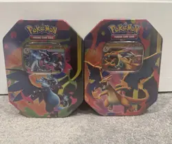 2 X Pokemon TCG: Mega Charizard Tins X and Y set | Brand New And Sealed ✅ - Image 1
