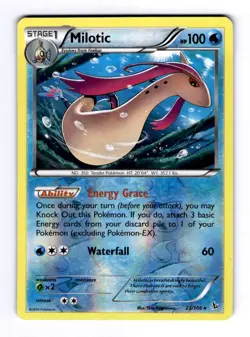 Milotic XY - Flashfire #23 (2014) Reverse Holo LP Pokemon - Image 1