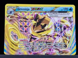 Pokemon TCG Greninja-Break Breakpoint 41/122 Holo Rare - Image 1