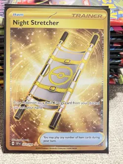 Night Stretcher Hyper Rare Full Art Holo 251/191 SV08 Surging Sparks English - Image 1