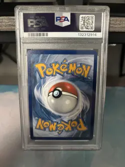 Pokemon TCG 2022 Cyndaquil Collector Chest Cosmos Holo 221 PSA 9 - Image 2