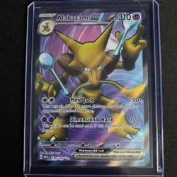 Pokemon TCG Alakazam EX Scarlet & Violet 151 188/165 (NM/M) - Image 1