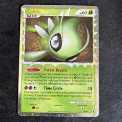 Pokemon TCG Celebi (Prime) 92/102 Triumphant 2010 Holo - NM/EXC - Image 2