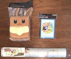 Pokemon Official Deck Shield Eevees 64 Sleeve & Playmat & Deck Case Japan Eevee - Image 1
