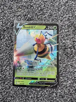 Pokemon TCG Beedrill V Sword & Shield - Astral Radiance 001/189 Holo Ultra Rare - Image 1