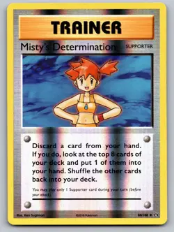 Misty's Determination 80/108 Uncommon Evolutions Pokemon Near Mint - Image 1