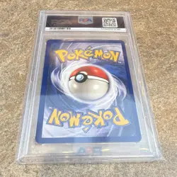 Wizards of the Coast 1999 Pokemon Fossil Hitmonlee 7/62 Holo Unlimited PSA 8 - Image 2