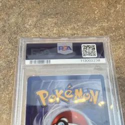 Wizards of the Coast 1999 Pokemon Fossil Hitmonlee 7/62 Holo Unlimited PSA 8 - Image 3