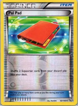 Pokemon TCG Pal Pad 92/106 Flashfire Rev Holo LP - Image 1
