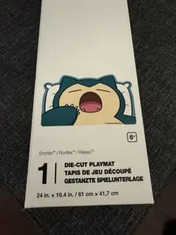 Snorlax Die-Cut Playmat - Official Pokemon Center - Brand New - Image 3