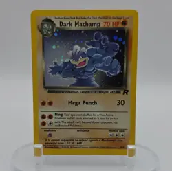 Dark Machamp 10/82 Holo Rare Team Rocket English Great Condition Pokemon TCG - Image 1