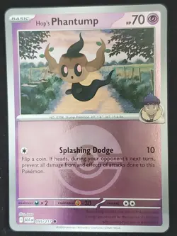 Pokemon Hop's Phantump Ascended Heroes Poke Ball Holo 095/217 NM-EX - Image 1