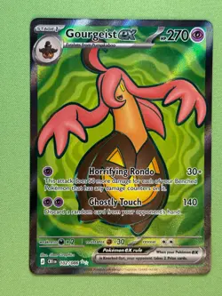Gourgeist ex 102/086 Mega Evolutions - Chaos Rising Pokemon TCG - Image 1