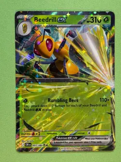 Beedrill ex 003/086 Mega Evolutions - Chaos Rising Pokemon TCG - Image 1