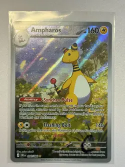 Ampharos 090/086 Mega Evolutions - Chaos Rising Pokemon TCG (Variant C) - Image 2