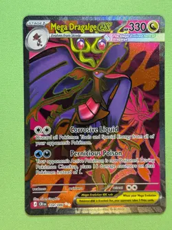 Mega Dragalge ex 104/086 Mega Evolutions - Chaos Rising Pokemon TCG - Image 1