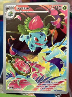Ivysaur 134/132 Illustration Rare Mega Evolution Pokemon Near Mint - Image 1