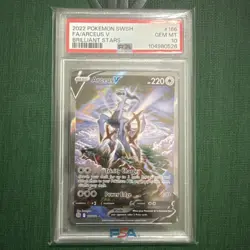 Pokemon TCG: Arceus V (Alternate Full Art) 166/172 Brilliant Stars Holo PSA 10 - Image 3