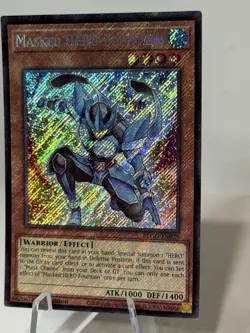 Yu-Gi-Oh! Masked HERO Fountain BLGG-EN029 Secret Rare Foil 1st Ed English - Image 2